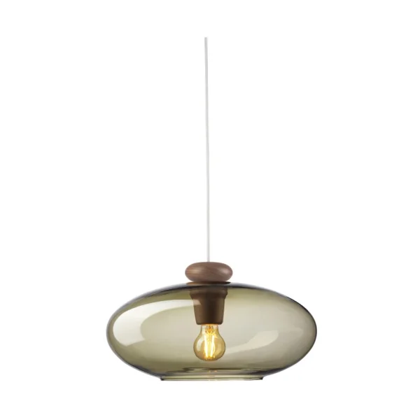FDB Møbler Suspension U3 Hiti Smokey grey-walnut nature lacquered