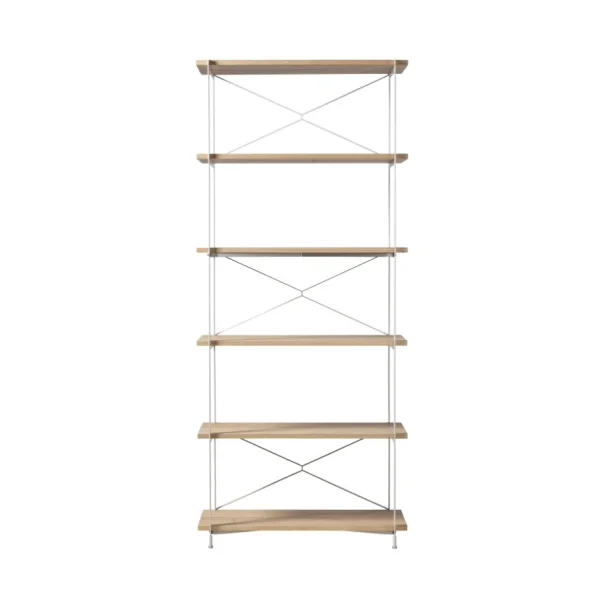 FDB Møbler Système d'étagères A91 Nordhavn Oak nature lacquered Silk Grey HS