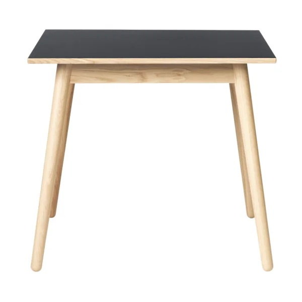 FDB Møbler Table à manger C35A 82x82 cm Dark grey-oak nature lacquered