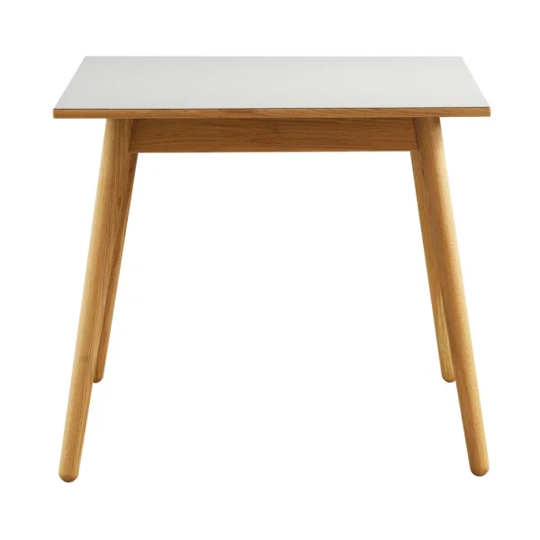 FDB Møbler Table à manger C35A 82x82 cm Light grey-oak nature lacquered