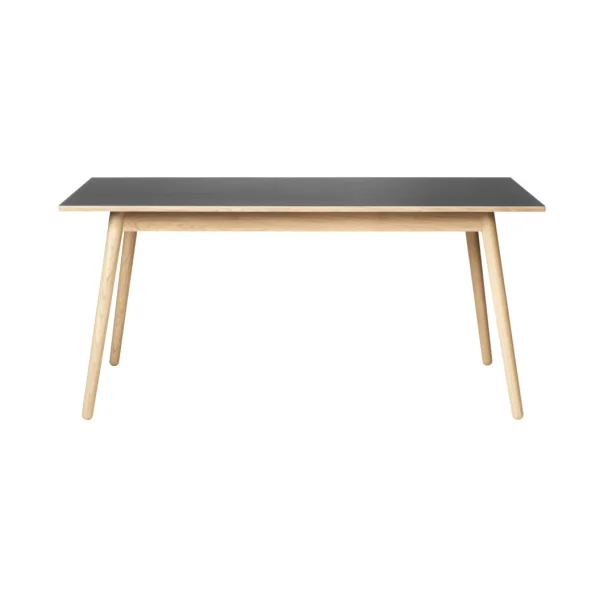 FDB Møbler Table à manger C35B 82x160 cm Black-oak nature lacquered