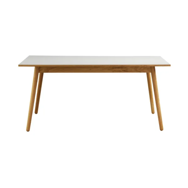 FDB Møbler Table à manger C35B 82x160 cm Light grey-oak nature lacquered