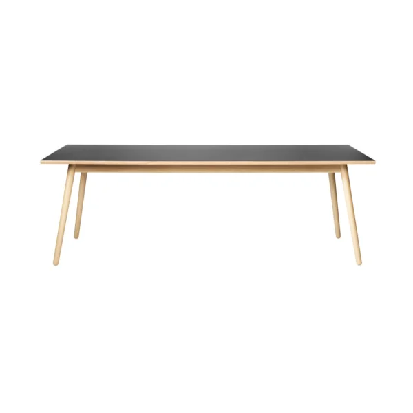 FDB Møbler Table à manger C35C 95x220 cm Black-oak nature lacquered