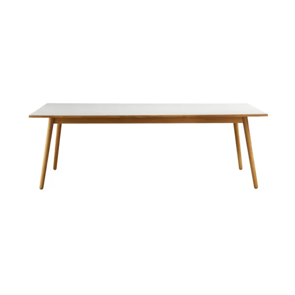 FDB Møbler Table à manger C35C 95x220 cm Light grey-oak nature lacquered