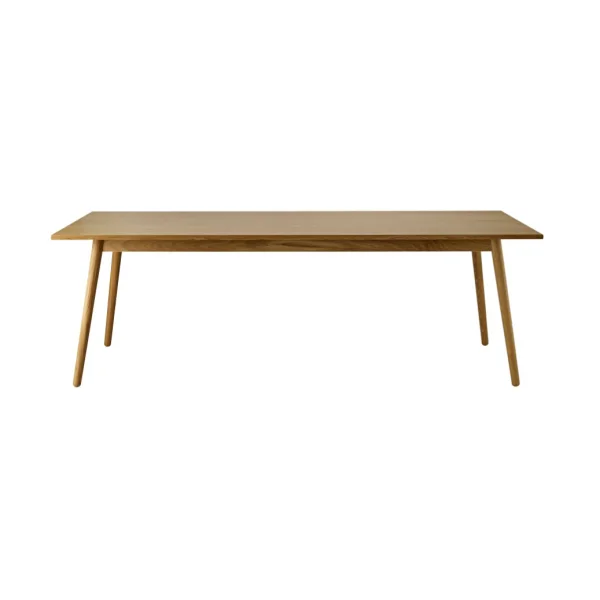 FDB Møbler Table à manger C35C 95x220 cm Oak nature-oak nature lacquered