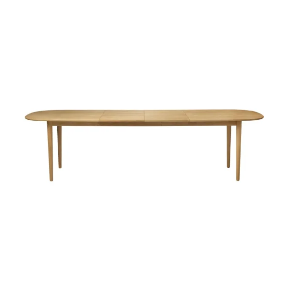 FDB Møbler Table à manger C63E2TIL avec 2 rallonges Oak nature oiled