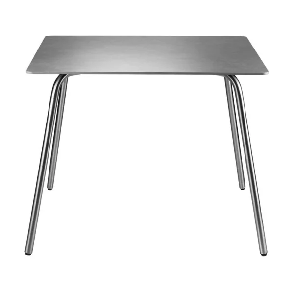 FDB Møbler Table de jardin M21 Teglgård 90x90 cm Stone-stainless steel