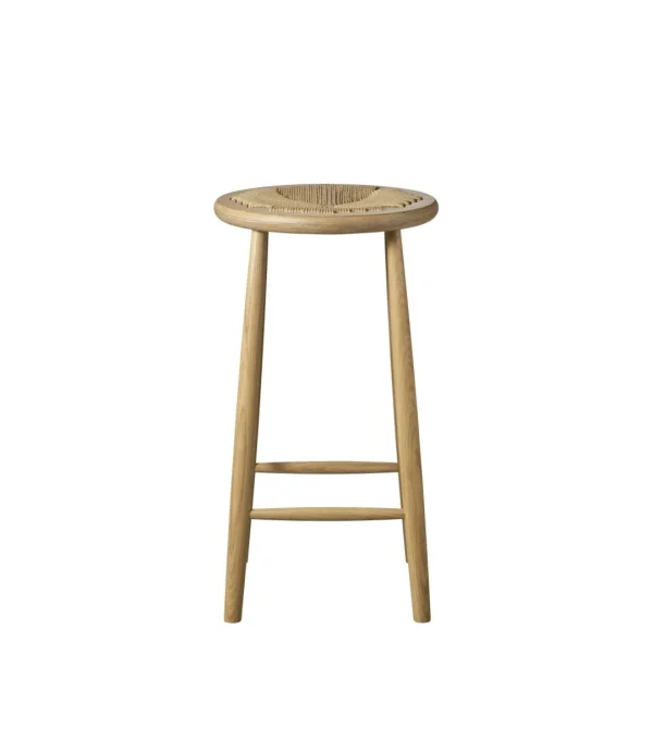 FDB Møbler Tabouret de bar J165C 65 cm Oak nature lacquered-nature