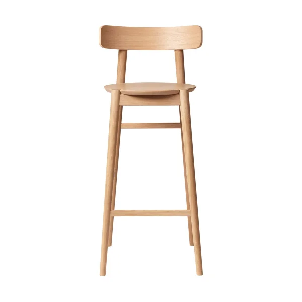 FDB Møbler Tabouret de bar J184 Øst 75 cm Oak nature lacquered