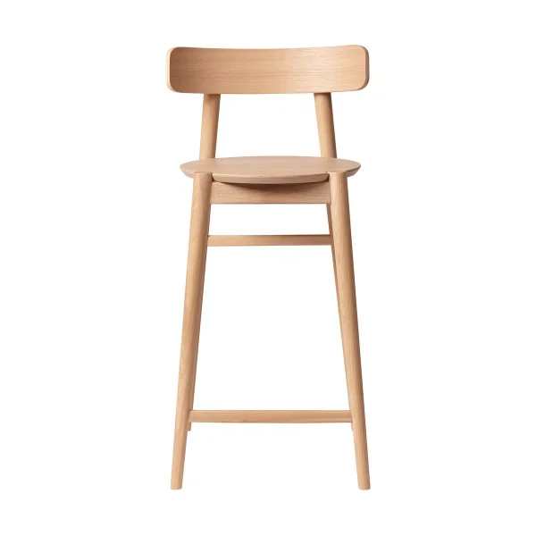 FDB Møbler Tabouret de bar J185 Øst 65 cm Oak nature laqué