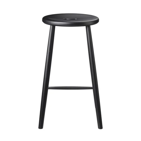 FDB Møbler Tabouret de bar J27C Beech black painted