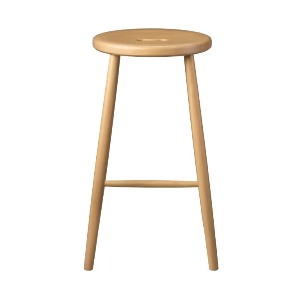 FDB Møbler Tabouret de bar J27C Beech nature lacquered