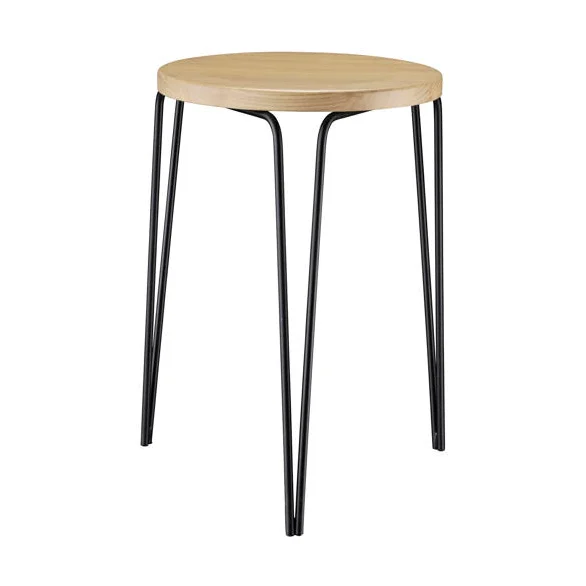 FDB Møbler Tabouret J179 Skjern Steel black painted-ash nature oiled