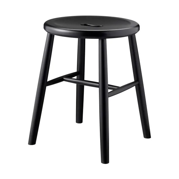 FDB Møbler Tabouret J27 Beech black painted