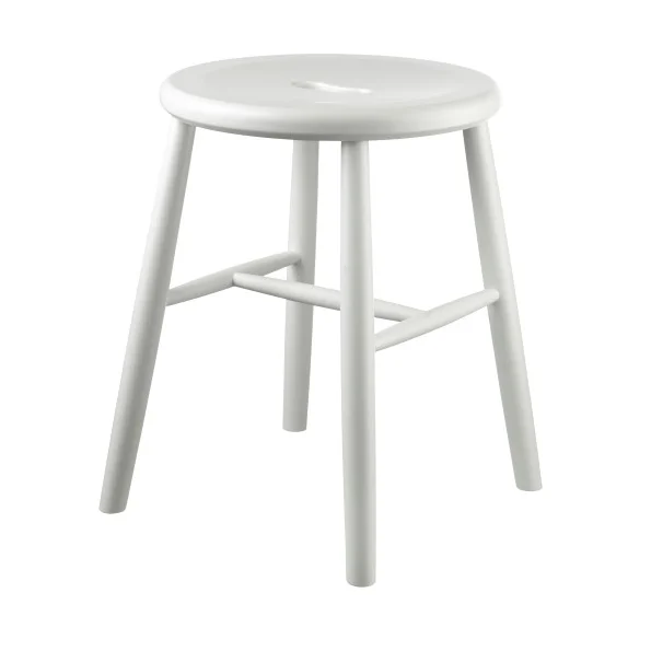 FDB Møbler Tabouret J27 Beech white painted