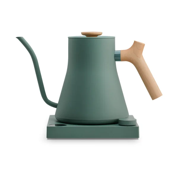 Fellow Bouilloire électrique Stagg EKG Pro 0,9 L Smoke green-maple