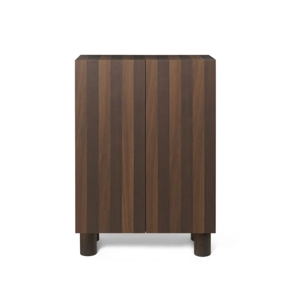 ferm LIVING Armoire Post oak smoked, avec portes