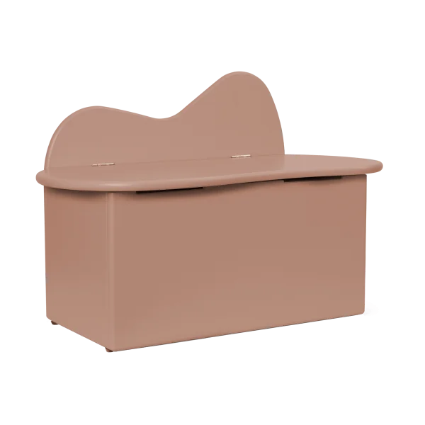 Ferm Living Banc avec rangement Slope 75x38x51 cm Rose