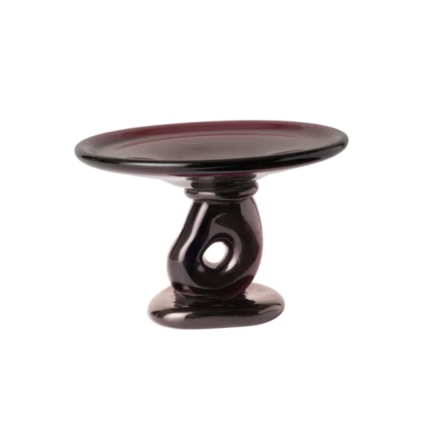 ferm LIVING - Bol Damo, violet foncé, verre, Ø 21 cm