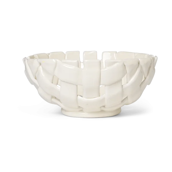 Ferm Living Bol Plait Ø24 cm Off white
