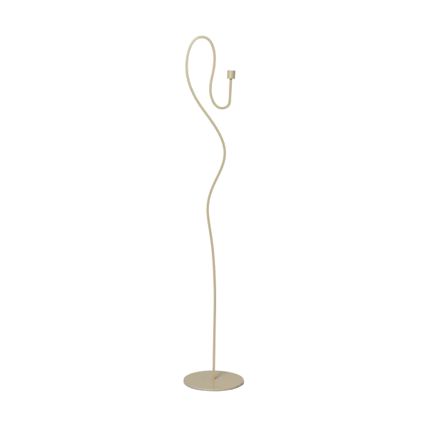 Ferm Living Bougeoir de sol Valse golvljusstake Cashmere