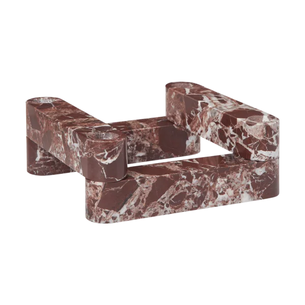 Ferm Living Bougeoir modul Newel, 4 pièces Rosso