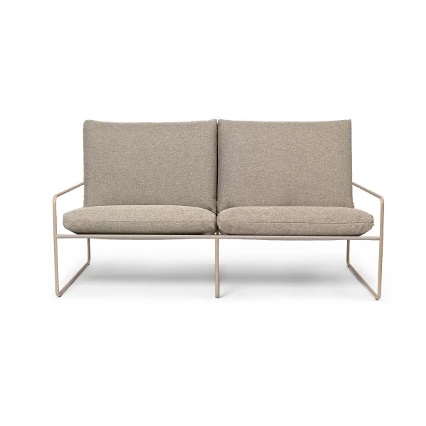 ferm LIVING Canapé Desert 2 places Cashmere-Dark sand