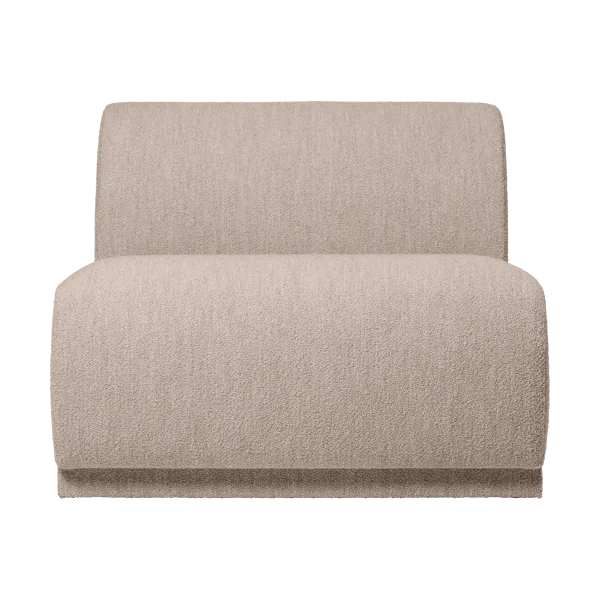 Ferm Living Canapé modulaire Rico center Soft Bouclé Natural
