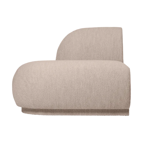 Ferm Living Canapé modulaire Rico open L Soft bouclé-natural