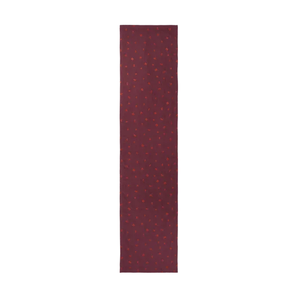 Ferm Living Chemin de table Baies 40x180 cm Dark grape-picante