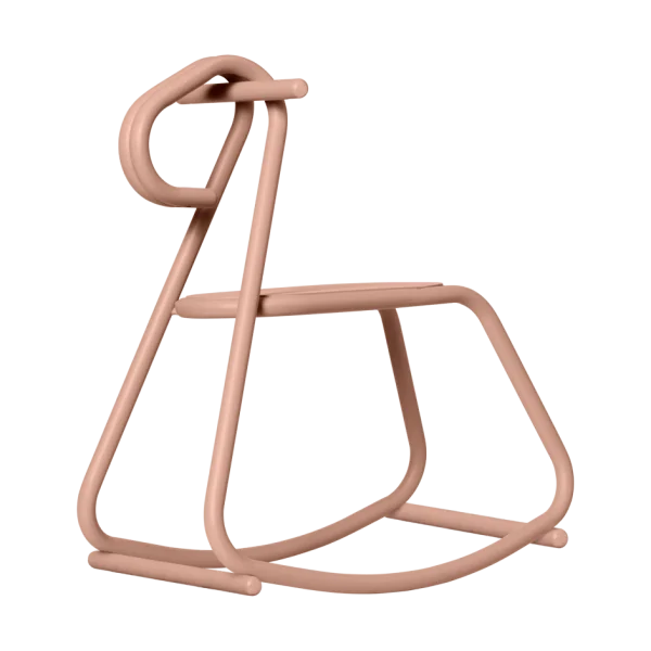 Ferm Living Cheval à bascule Lussi Rose