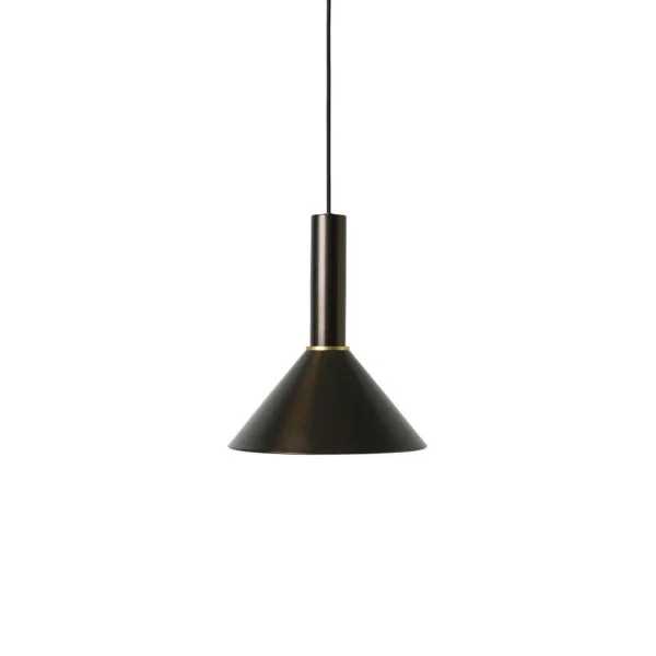 Ferm Living - Collect Suspension Cone High Black Brass