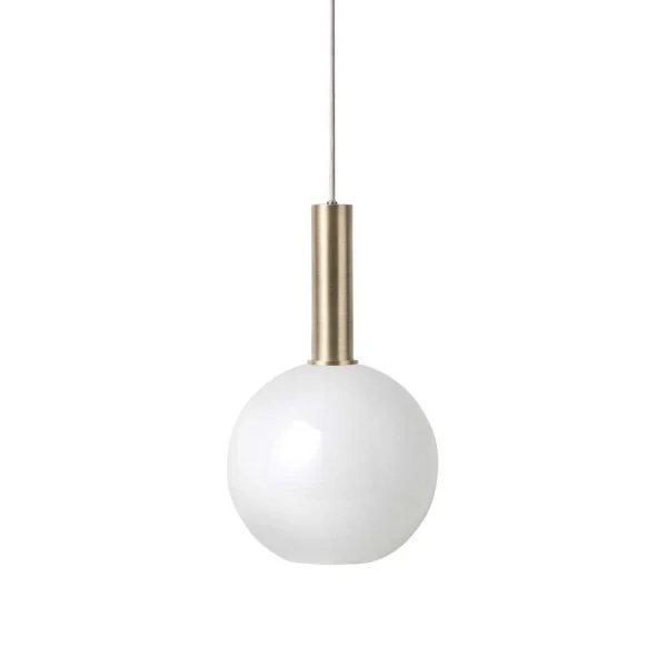 Ferm Living - Collect Suspension Opal Sphere High Brass