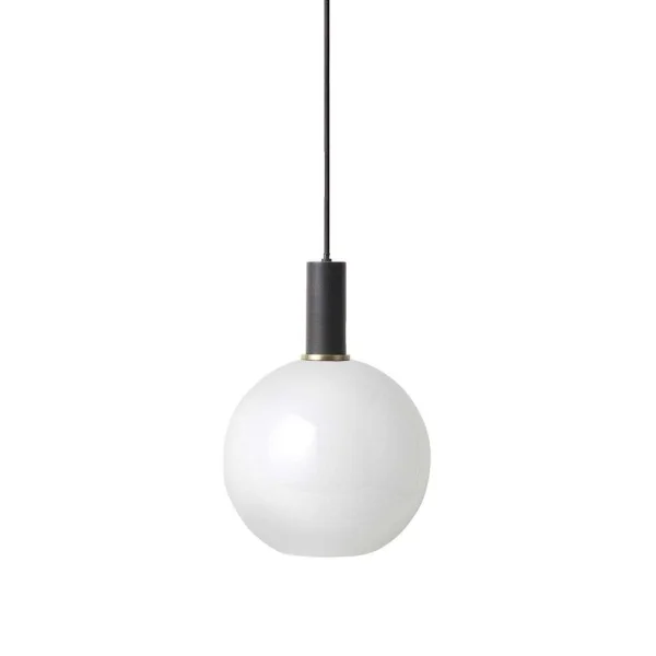 Ferm Living - Collect Suspension Opal Sphere Low Black