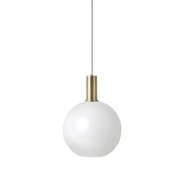 Ferm Living - Collect Suspension Opal Sphere Low Brass