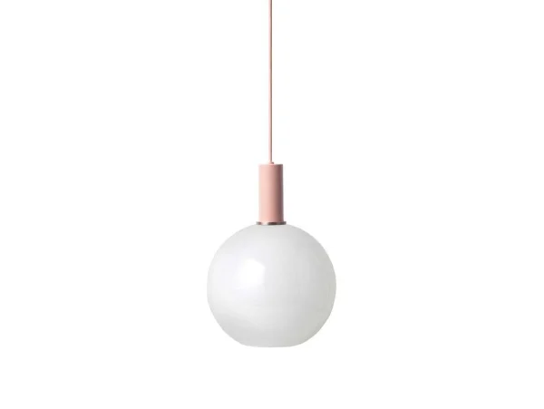 Ferm Living - Collect Suspension Opal Sphere Low Rose