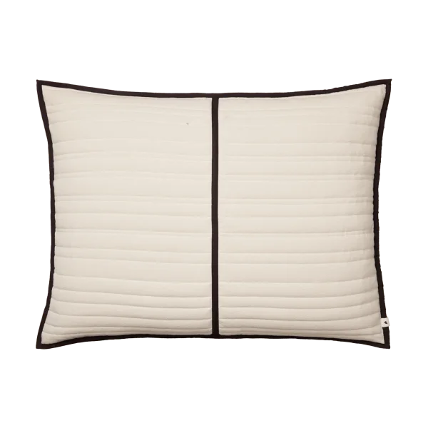 Ferm Living Coussin matelassé Vari 60x80 cm Natural-dark chocolate