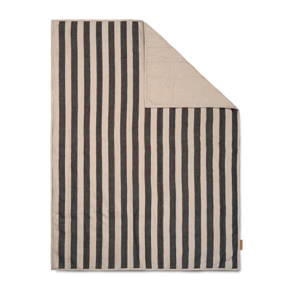 ferm LIVING Couverture Grand 120x170 cm Sand-black