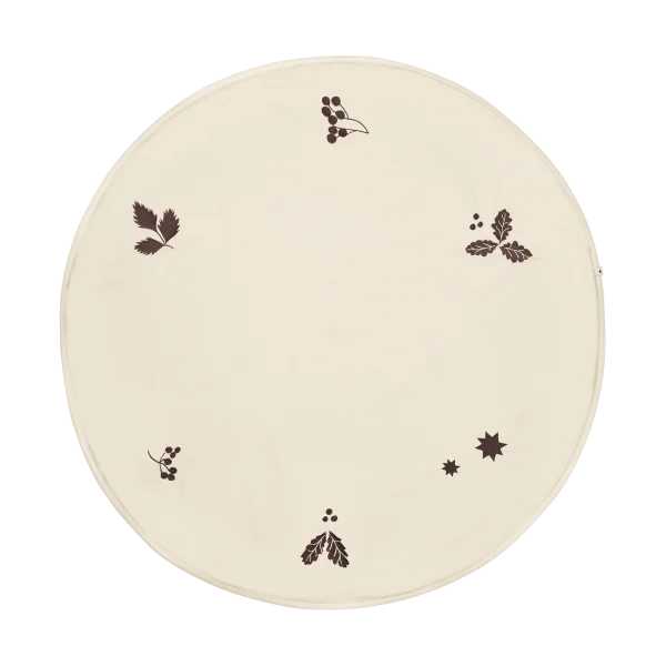 Ferm Living Couverture pour sapin de Noël Oak julgransmatta Ø120 cm Natural