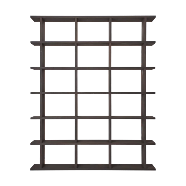 Ferm Living Étagère à livres Kona 3x6 Dark Stained