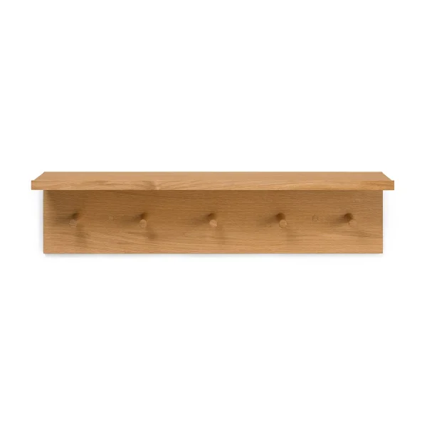 ferm LIVING Étagère-patère à boutons Place Rack chêne Medium