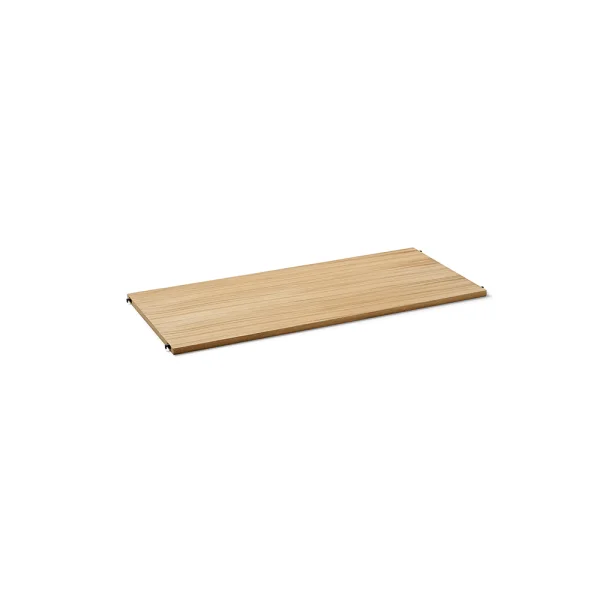 Ferm Living Étagère Perforated Punctual 90 cm oak oiled, anthracite