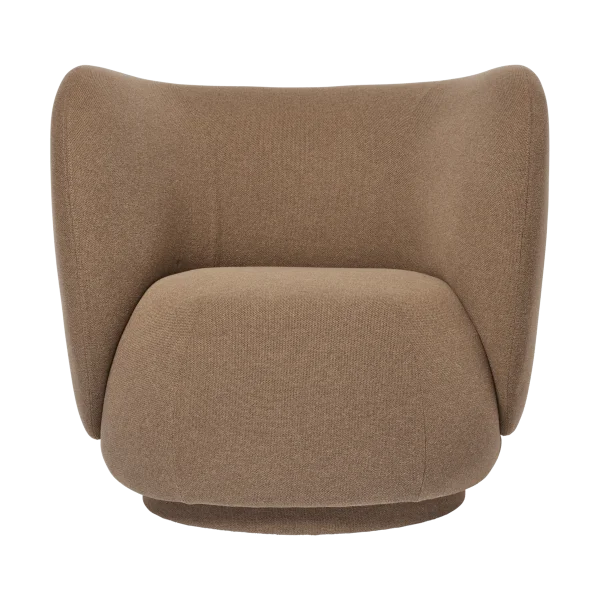 Ferm Living Fauteuil Rico lounge chair Autum-0361 Dark Sand