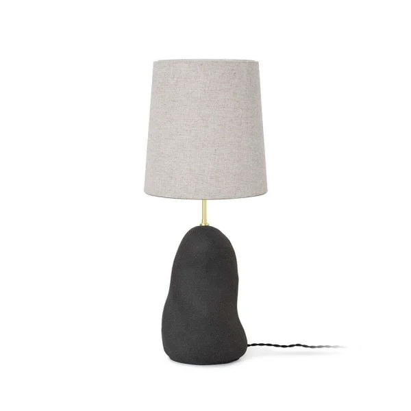 Ferm Living - Hebe Lampe de Table Medium Black/Natural