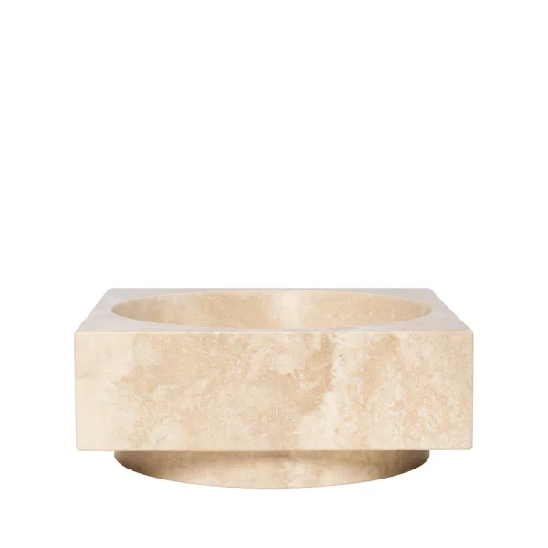 ferm LIVING - Hew High Centrepiece Plat Travertine