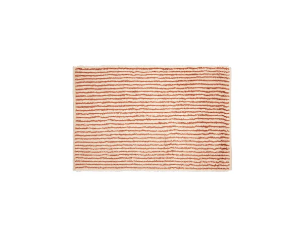 Ferm Living - Kami Knotted Rug 120x180 Off-white/Rouge Marron