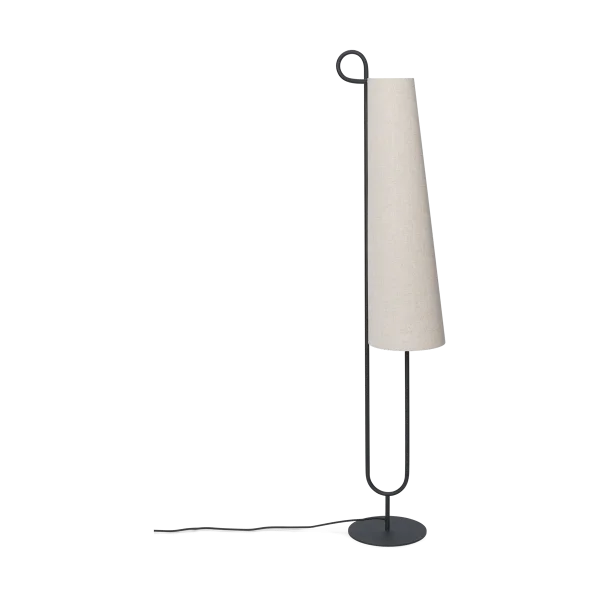 ferm LIVING Lampadaire Ancora Noir-Naturel