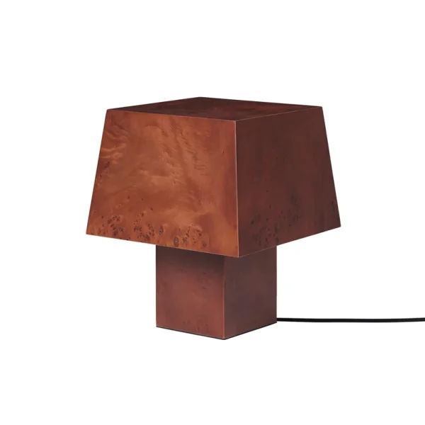 ferm LIVING - lampe à poser Burl, bois FSC Burl, hauteur 33 cm