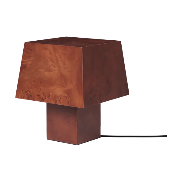Ferm Living Lampe de table Burl 33 cm Dark stained burl