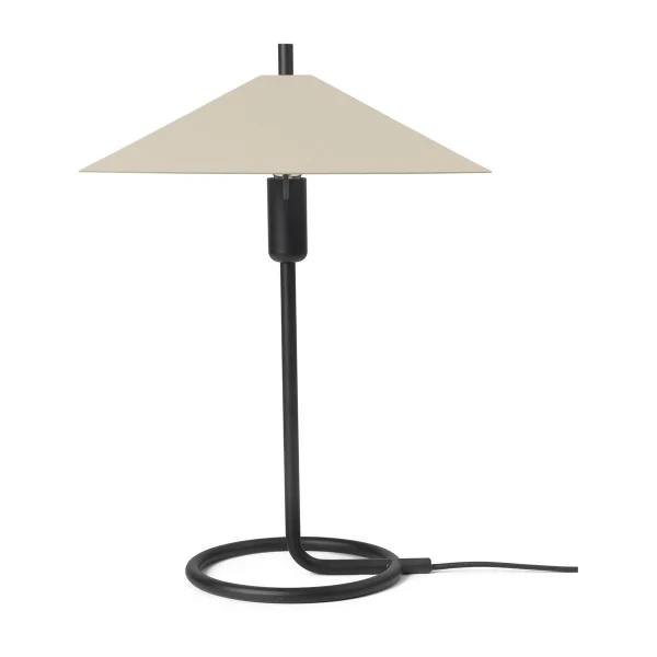 ferm LIVING Lampe de table Filo square Black-cashmere